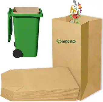 Bol.com Composto GFT 240L containerzak set à 30 stuks aanbieding