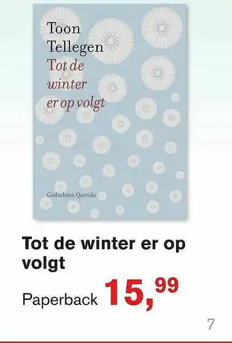 Libris Tot De Winter Er Op Volgt aanbieding