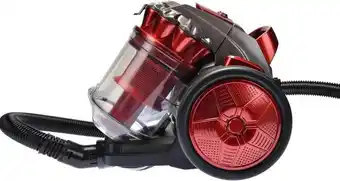 Bol.com Royal Swiss ED-1509 zakloze stofzuiger 700W zonder zak rood aanbieding