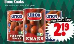 Dirk Unox Knaks aanbieding