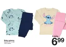 Zeeman Baby pyjama aanbieding