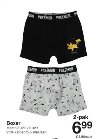Zeeman Boxer aanbieding
