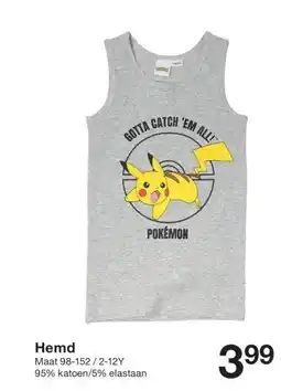 Zeeman Hemd aanbieding