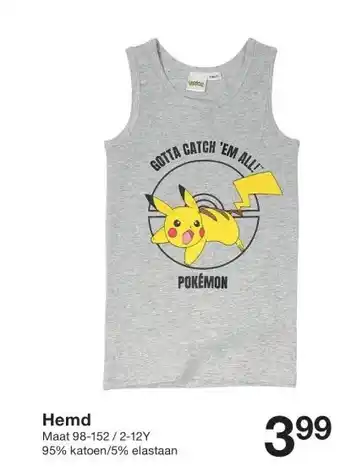 Zeeman Hemd aanbieding