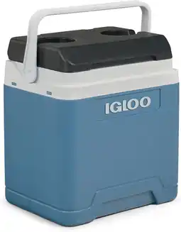 Amazon IGLOO IP27 passieve koelbox, 27 l, ijsblauwe thermobox, ijsbox voor vrije tijd, werk en camping aanbieding
