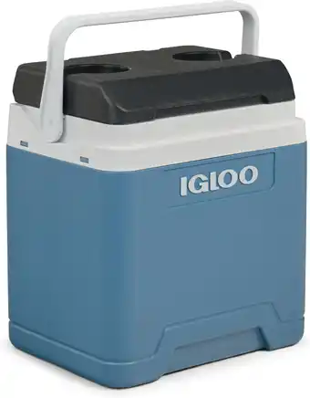 Amazon IGLOO IP27 passieve koelbox, 27 l, ijsblauwe thermobox, ijsbox voor vrije tijd, werk en camping aanbieding