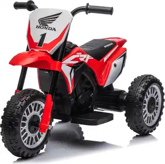 Bol.com Honda CRF450 - Elektrische Kindermotor - 6 Volt - 1 tot 3 jaar - Rood aanbieding