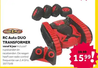 Intertoys RC Auto DUO TRANSFORMER aanbieding