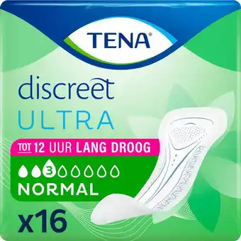 Etos Tena Discreet Ultra Normal 16 stuks aanbieding