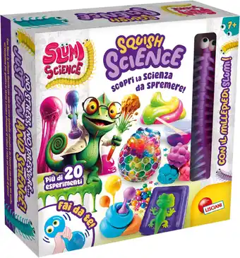 Amazon Lisciani spellen, Slumi Science Squish Science, 110339 aanbieding