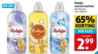 Hoogvliet Robijn wasverzachter aanbieding