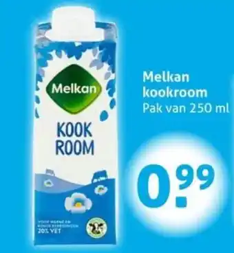 Hoogvliet Melkan kookroom aanbieding