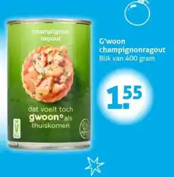 Hoogvliet G'woon champignonragout aanbieding