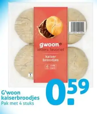 Hoogvliet G'woon kaiserbroodjes aanbieding