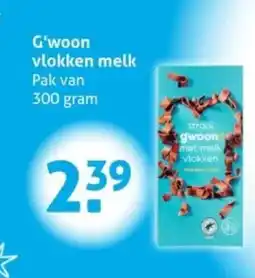 Hoogvliet G'woon vlokken melk aanbieding