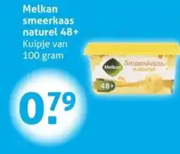 Hoogvliet Melkan smeerkaas naturel 48+ aanbieding