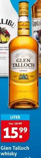 Hoogvliet Glen Talloch whisky aanbieding