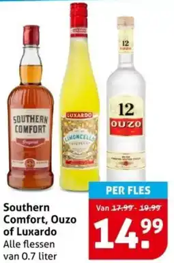 Hoogvliet Southern Comfort, Ouzo of Luxardo aanbieding