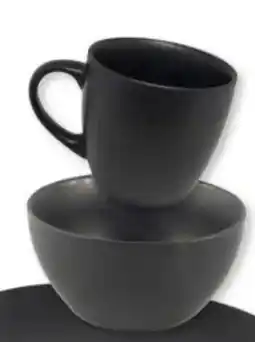 Hoogvliet Koffiemok mat zwart, Schaal mat zwart aanbieding