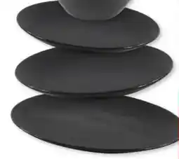 Hoogvliet Diepbord mat zwart, Bord mat zwart , Bord mat zwart, Schaal mat zwart aanbieding