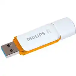 Bol.com Philips FM12FD75B USB Stick - 128GB - USB 3.0 - Snow Edition - Sunrise Orange aanbieding