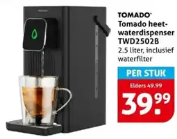 Hoogvliet Tomado heet- waterdispenser TWD2502B aanbieding