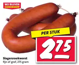 Nettorama Slagersrookworst aanbieding