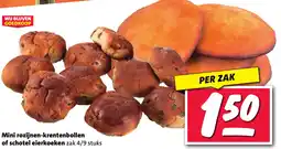 Nettorama Mini rozijnen krentenbollen of schotel eierkoeken aanbieding