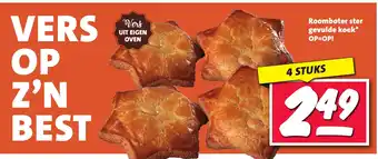 Nettorama Roomboter ster gevulde koek aanbieding