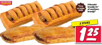 Nettorama Frikandel broodje XL of saucijzen broodje aanbieding