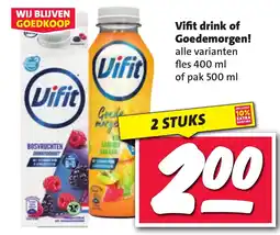 Nettorama Vifit drink of Goedemorgen aanbieding