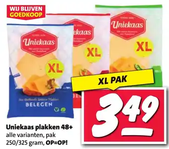 Nettorama Uniekaas plakken 48+ aanbieding