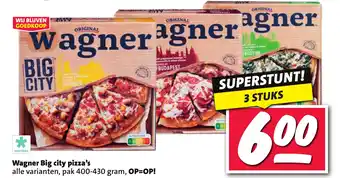 Nettorama Wagner Big city pizza's aanbieding