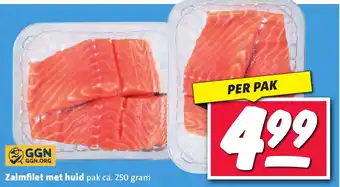 Nettorama Zalmfilet met huid aanbieding