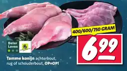 Nettorama Tamme konijn achterbout, aanbieding