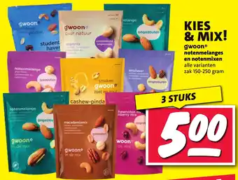 Nettorama Kies & mix! gwoonº notenmelanges en notenmixen aanbieding