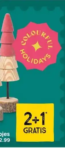 Xenos kerstboom hout bruin donkerbruin aanbieding