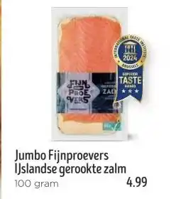 Jumbo Jumbo Fijnproevers IJslandse gerookte zalm aanbieding