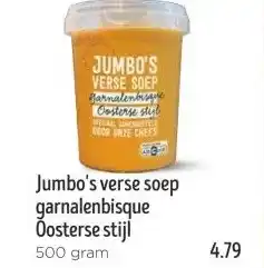 Jumbo Jumbo's verse soep garnalenbisque Oosterse stijl aanbieding
