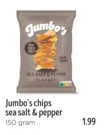 Jumbo Jumbo's chips sea salt & pepper aanbieding