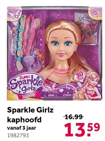 Intertoys Sparkle girlz kaphoofd aanbieding