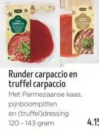 Jumbo Runder carpaccio en truffel carpaccio aanbieding