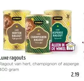 Jumbo Luxe ragouts aanbieding