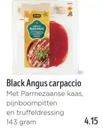 Jumbo Black Angus carpaccio aanbieding
