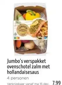 Jumbo Jumbo's verspakket ovenschotel zalm met hollandaisesaus aanbieding