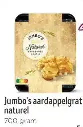 Jumbo Jumbo's aardappelgratin naturel aanbieding