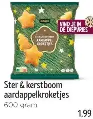 Jumbo Ster & kerstboom aardappelkroketjes aanbieding