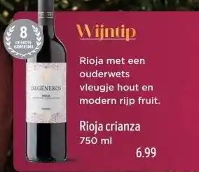 Jumbo Rioja crianza aanbieding