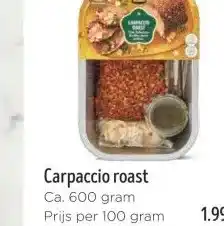 Jumbo Carpaccio roast aanbieding