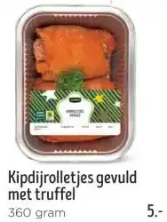 Jumbo Kipdijrolletjes gevuld met truffel aanbieding
